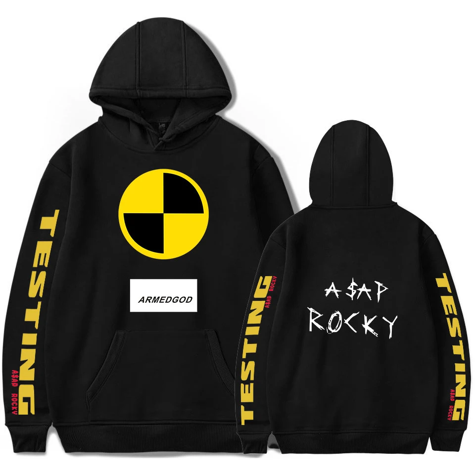 

ASAP ROCKY Men Hoodies Sweatshirts Autumn Hip Hop Casual Hoodies Male Fashion Pullover Streetwear Plus Size Wholesale Custom