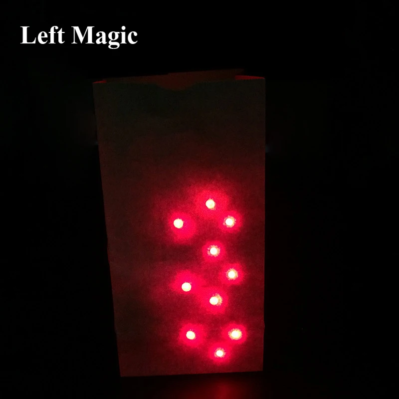 

Bag O Lites Light Up Include Finger Light Magic Tricks Red/Blue Light For Close Up Magic Toy Mentalism Bar Show Illusion Tour