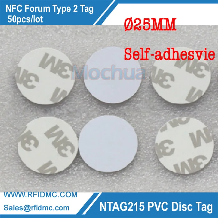 100 pcst NTAG215 NFC круглая бирка NFC Forum type 2 Tag ISO/IEC 14443 A для всех мобильных телефонов NFC