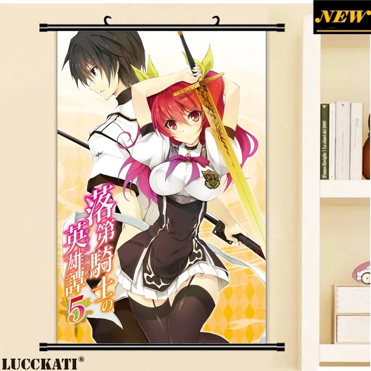 40X60 см rakudai Kishi без конной Stella Vermillion лоли cameltoe мультфильм аниме стены картину