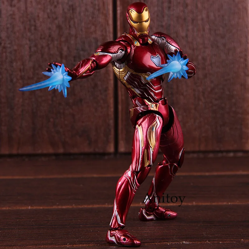 SHF SHFiguarts Marvel Avengers Infinity War Action Figure Iron Man MK 50 Mark XLX PVC Collectible Model Toy
