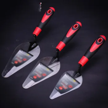 

Arbon Steel Head Brick Laying Trowel With Plastic Handle For Pointing Plaster Building Tool Plastic+Carbon Steel 6 Inch