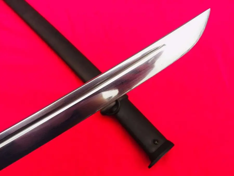 Винтажный военный японский самурайский меч Катана 95 Тип NCO меч медная ручка стальной нож с ножнами