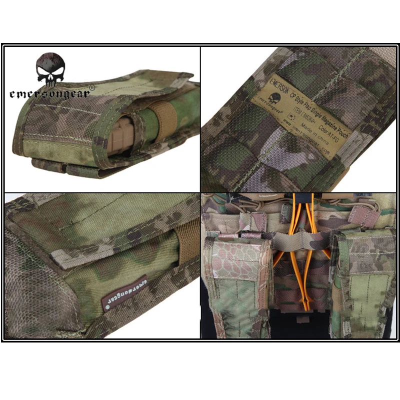 Emersongear CP стиль лоскут подсумок для одного магазина Air Mag Военная армейская Утилита Тактические аксессуары EM6364 Мультикам Mc AOR