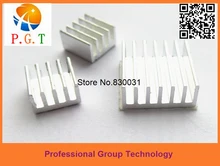 3pcs/lot Free shipping for Raspberry Pi 2 B Heatsink Cooler Pure Aluminum Heat Sink Set Kit Radiator with Adhesive