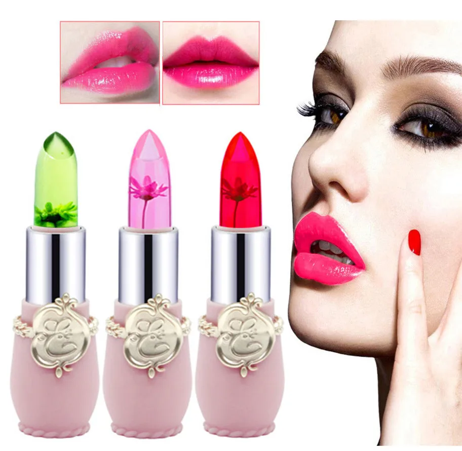 Best Deal Matt lipstick Beauty Bright Flower Crystal Jelly Lipstick