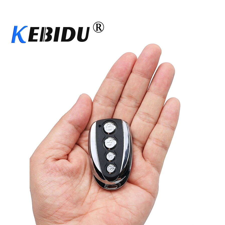 

kebidu Universal 433Mhz Remote Control Gate Garage Door Remote Controller Electric Cloning Fob Key Fob 8PS53 Distance For Car