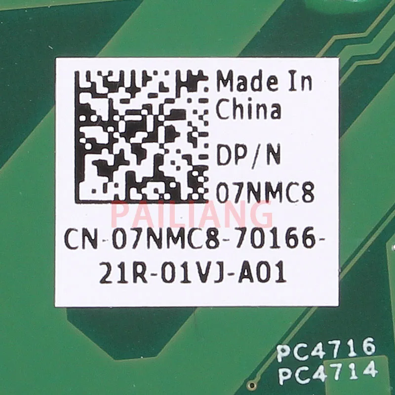 اللوحة المحمول لديل VOSTRO 1450 V1450 14R N4050 PC اللوحة HM65 07NMC8 01X1HJ بطاقات الجرافيك الكامل tesed DDR3