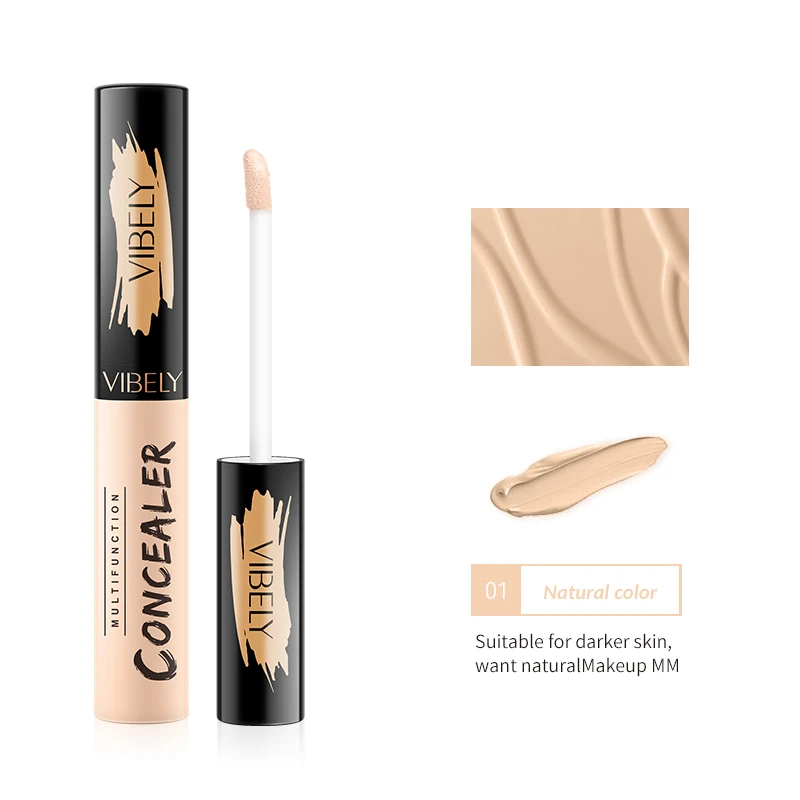 natural color 5 цветов, жидкий консилер, закрывающий поры, темные круги, водостойкий Праймер, Крем-корректор, коррекция макияжа, макияж TSLM1 - Цвет: natural color