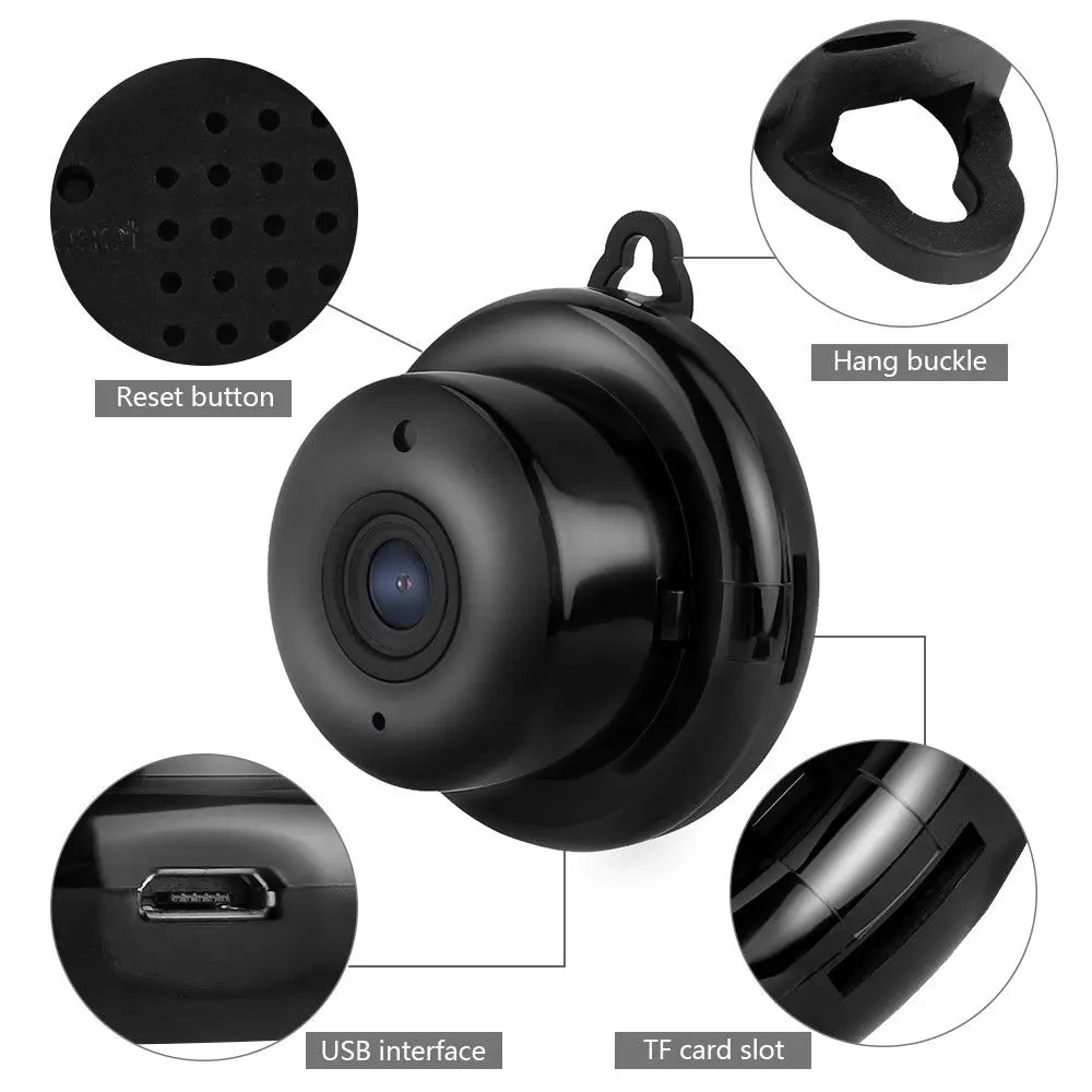 HD 720P домашняя IP камера безопасности двухсторонняя аудио беспроводная мини