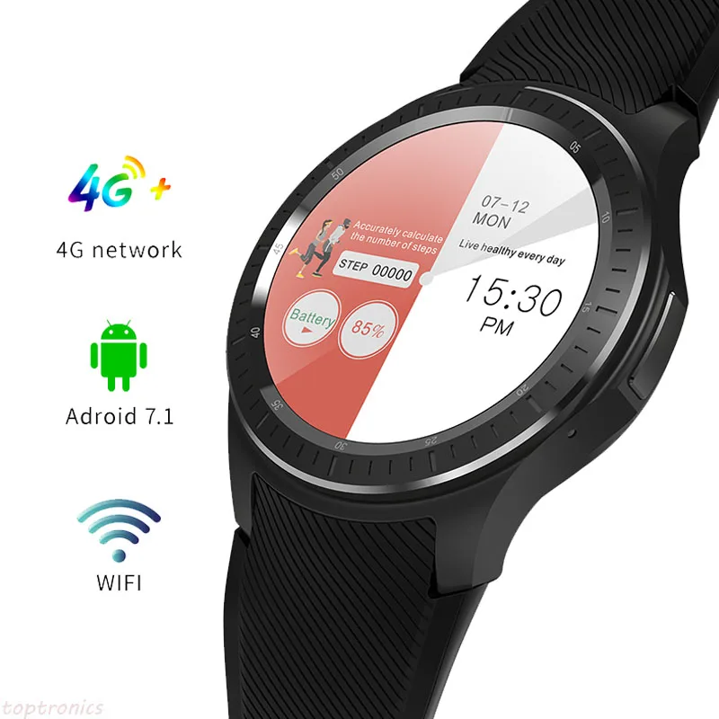 Новинка 2019 модные умные часы с Wi Fi IOS Android 7 1 4G LTE GPS SIM пульсометром очки голосовые