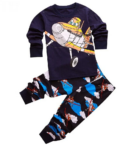 Детские пижамные комплекты с принтом героев мультфильмов; комплект одежды для сна для мальчиков; хлопковые пижамы с длинными рукавами для маленьких девочек; комплект одежды для детей - Цвет: style 22