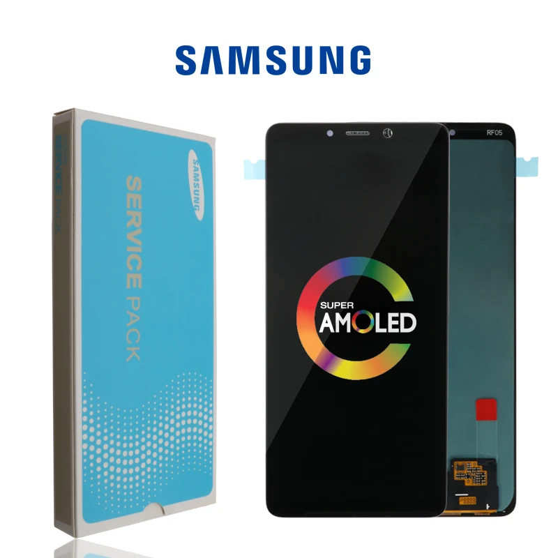 Super Amoled ЖК экран 6 3 дюйма для Samsung A9 2018 A920 дисплей в сборе дигитайзер сенсорного