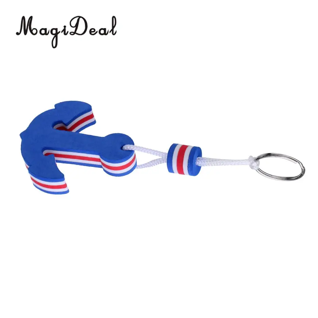MagiDeal 4 Pieces Yachting Boating Sailing Floating Keychain Keyring Key Ring Blue for Canoeing Rafting Dinghy Water Sports Acce
