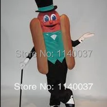 Талисман хот-дог талисмана Пользовательские нарядное платье косплей комплекты Мультфильм Mascotte костюм карнавальный костюм праздничный костюм