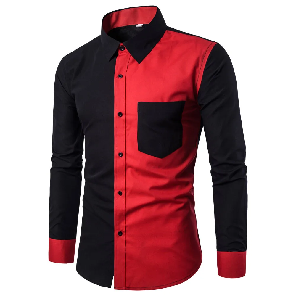High Quality Hot Mens Fashion Casual Slim Fit Stylish Shirts Long