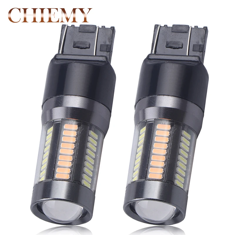 2 шт. T20 7443 66 SMD 4014 LED CANBUS Автомобильный задний фонарь стоп-сигнал авто резервный
