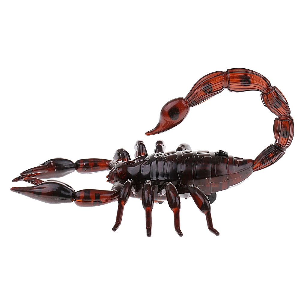 Trick Electronic Pet RC Simulation Scorpion Robotic Insect Prank Toy Beetle Remote Control Infrared Smart Animal Model Kids Gift