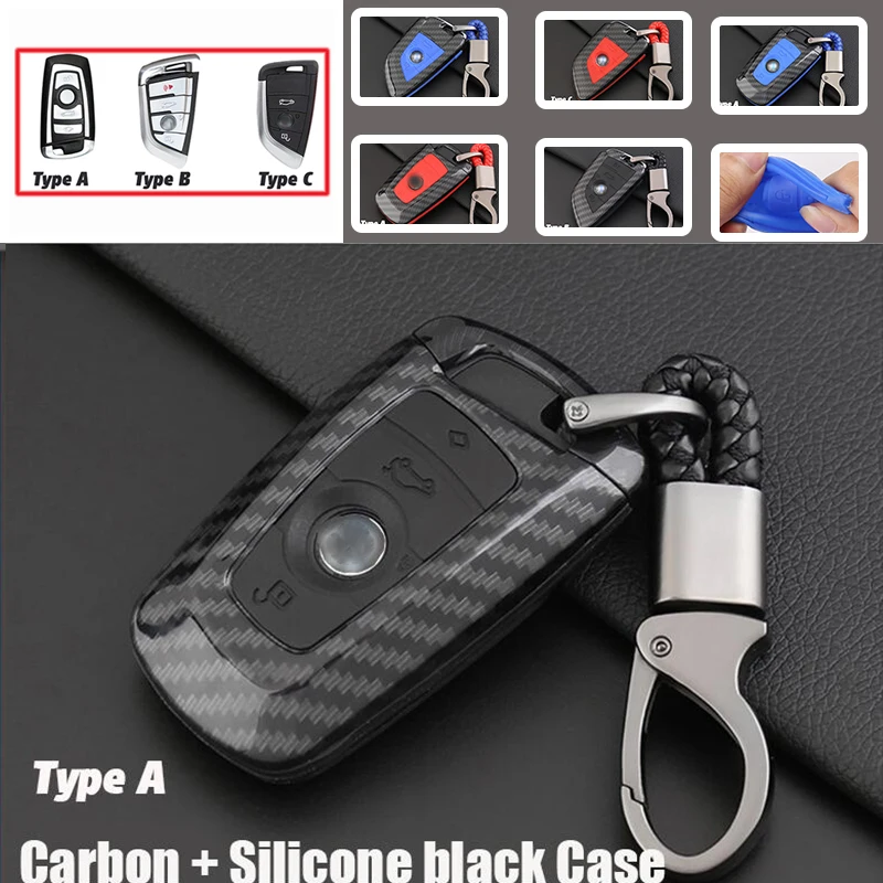 

1pcs Car Key Cover Case Shell Bag Protective Key Ring Chain For BMW E60 E90 F10 F30 F15 E63 E64 E65 E86 E89 E85 E91 E92 E93 F02