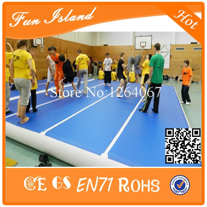 

Free Shipping 5x5x0.2m High Quality DWF Inflatable Air Mat Tumble Track Gymnastics For Gym Inflatable Air Track For Sale