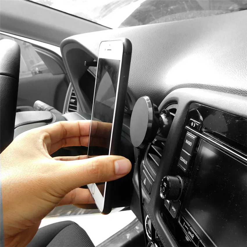 Магнитное беспроводное автомобильное зарядное устройство QI с поворотом на 360 градусов, автомобильный держатель для телефона, автомобильное зарядное устройство без проводной зарядки для автомобилей Iphone samsung