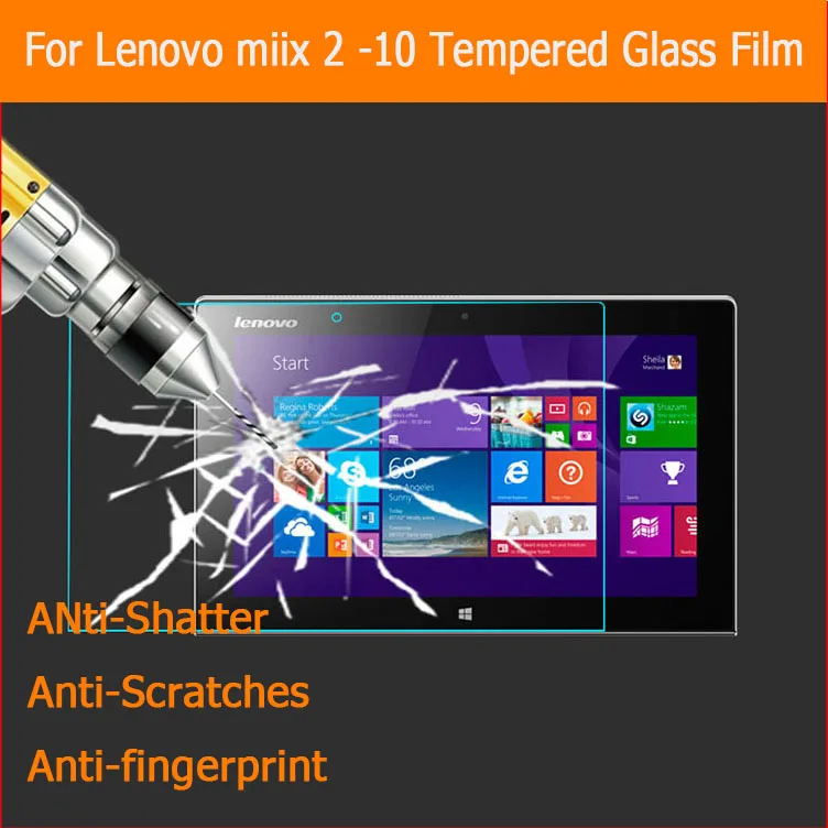 Miix2 10 Премиум Анти-разбиться Закаленное стекло пленка для Lenovo Miix 2 10 10-ZTH 10," tablet ЖК-дисплей Экран протектор фильм
