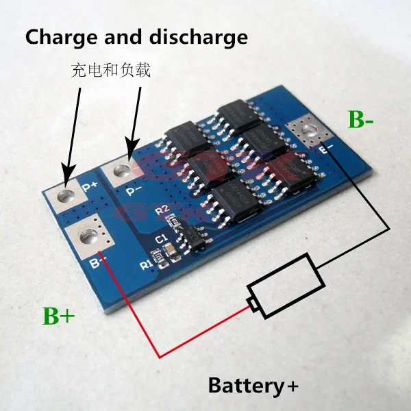 1pcs 3.7v lithium 1S BMS 6A 10A 8A 5A Discharge battery bms short circuit protection for li-ion lipo polymer cells power tools (1)