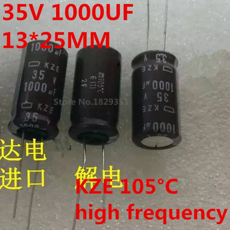 Nippon Chemi-Con 10uF 100 Volts Electrolytic Capacitor Radial Leads USA Seller