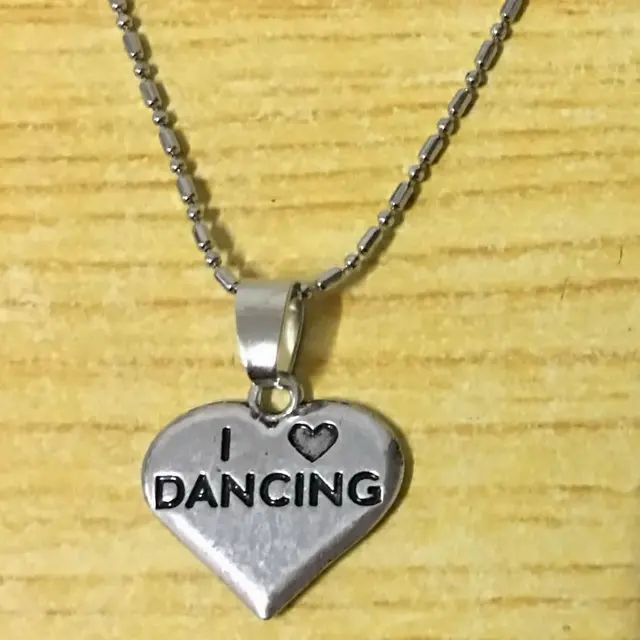 i love dancing necklace
