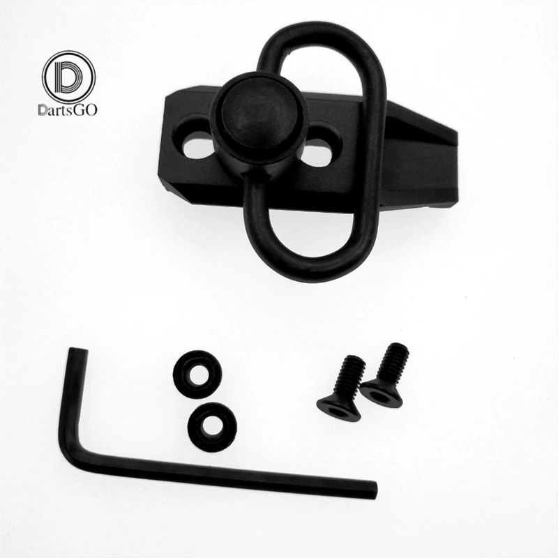 

DDartsGO Outdoor Hunting Tactical KeyMod Modular Direct Attachment Quick Detach QD Sling Swivel Mount Gun Rail Accessories