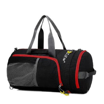 Модные женские багажные сумки многофункциональный раза Мужчины Сумка повседневная дорожная сумка PT1060 - Цвет: black