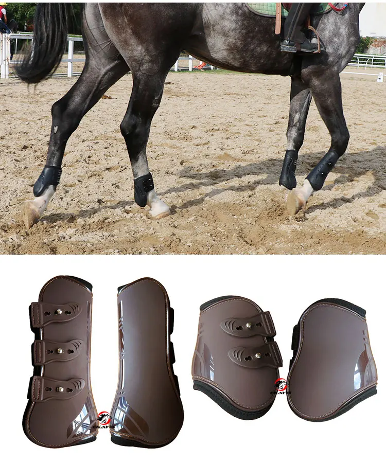 عالية الجودة قابل للتعديل لينة جلد الحصان ركوب معدات الفروسية سباق الخيل يغطي الرجل حامي ممارسة الأحذية داعم A عالية الجودة قابل للتعديل لينة جلد الحصان ركوب معدات الفروسية سباق الخيل يغطي الرجل حامي ممارسة الأحذية داعم A