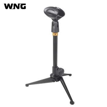 

WNG Adjustable Desktop Microphone Tripod Stand with 3/8-inch Threaded Screw Adapter for Studio Home Broadcasting Sound Recording