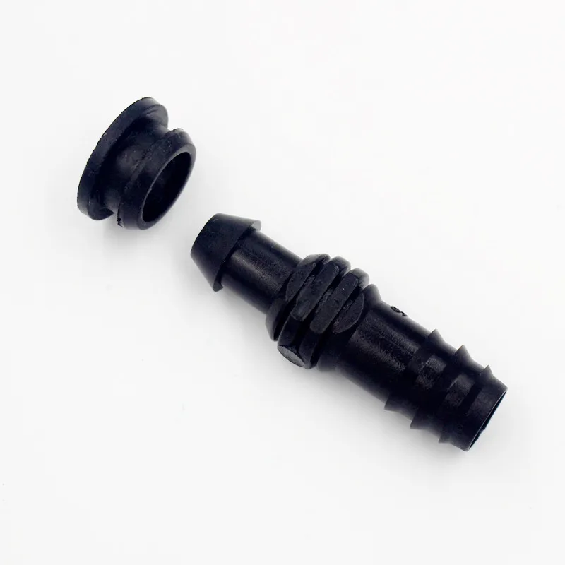 

50pcs/pack Dn16 Starter Barb Connector With Rubber Grommet For Fonnecting a Drip Lateral Into a PVC Pipe Z106