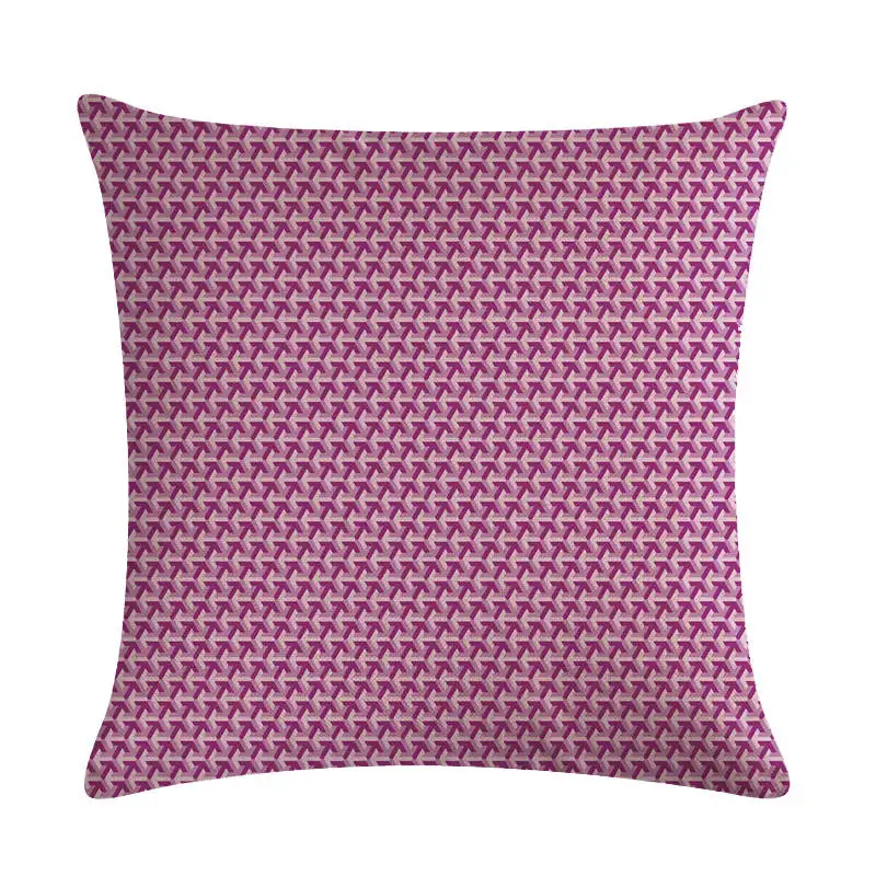 Purple Embroidery Wave Stripe Labyrinth Back Hold Pillow Case Home Chair Sofa Beds Pillowcase Luxury Decors Cushion Cover ZY362 | Дом и сад
