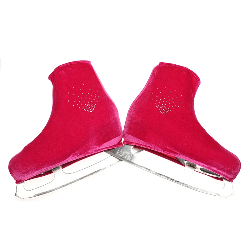 

Детские Чехлы для обуви Nasinaya, Бархатные чехлы для фигурных коньков, защитные аксессуары для взрослых для роликов, блестящие детские аксессуары