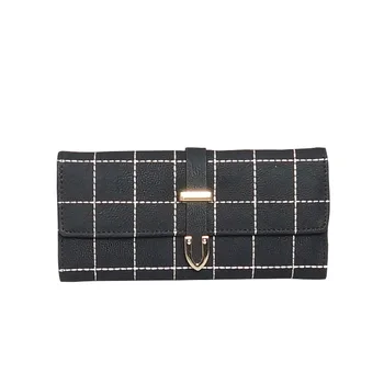 

2019 Drawstring Nubuck Leather Women Wallet Luxury Brand Design Red Slim Bag Ladies Fashion Long clutch Large Capacity Purse