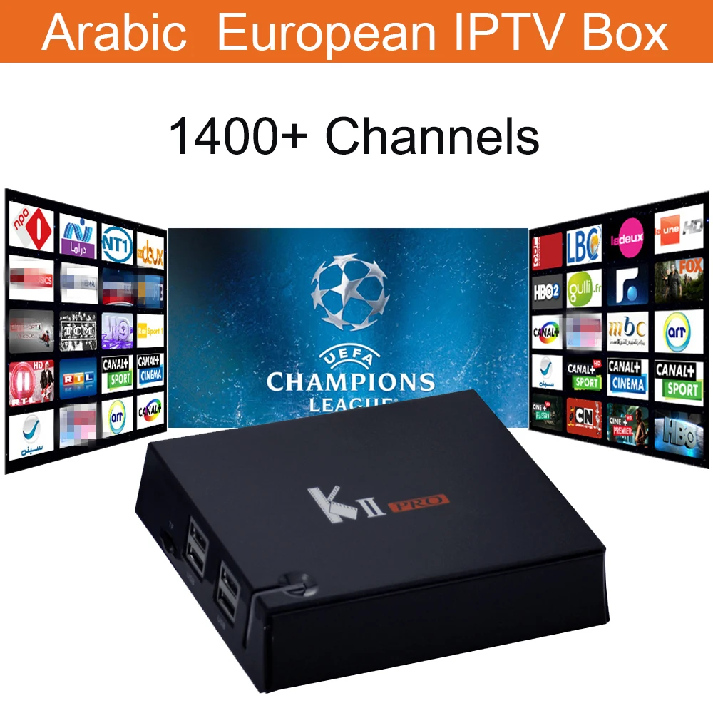 French IPTV Box KII Pro DVB S2 DVB T2 4K Android 5.1 TV Box with 1400+ IPTV Europe French Arabic Spain Turkey Smart Set top Box French IPTV Box KII Pro DVB S2 DVB T2 4K Android 5.1 TV Box with 1400+ IPTV Europe French Arabic Spain Turkey Smart Set top Box