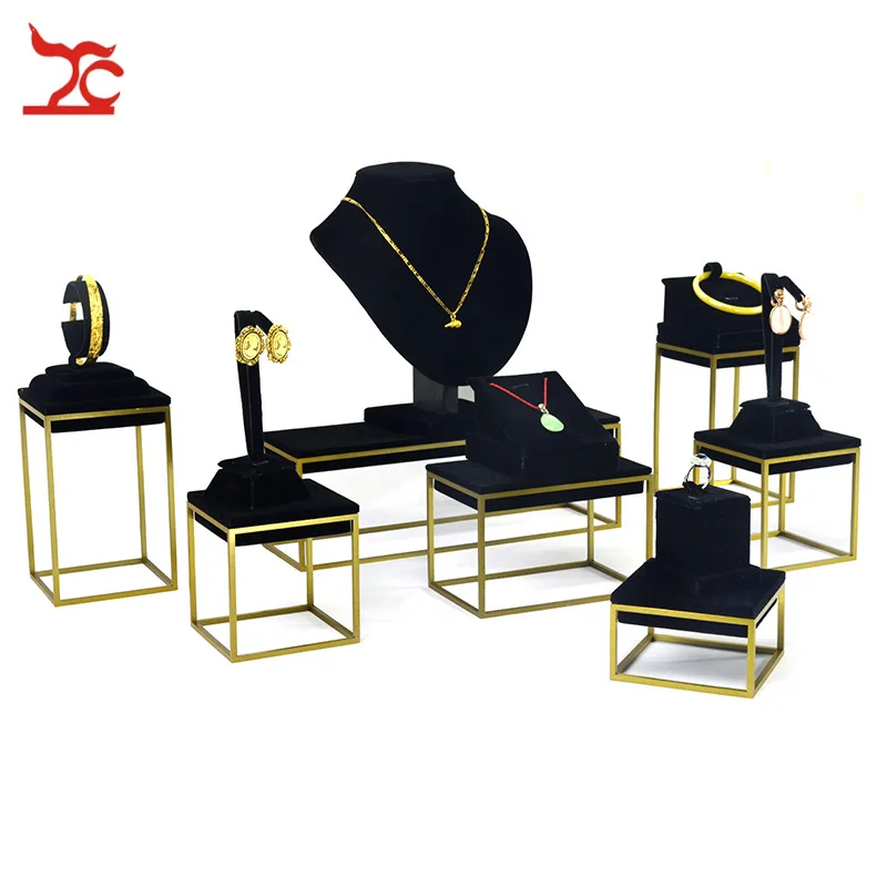 Buy Stainless Steel Jewelry Display Rack Black Velvet