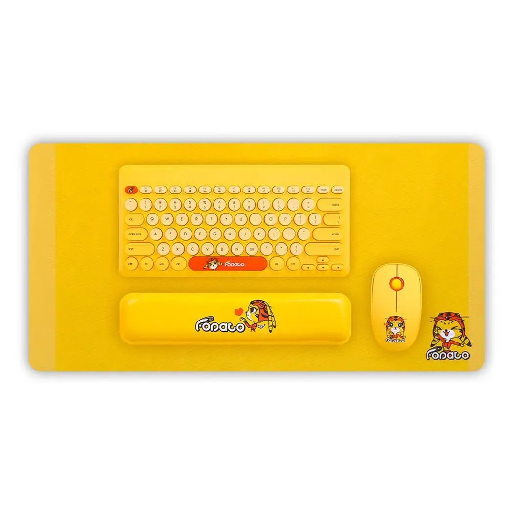 

USB Wireless Keyboard Mouse Pad Hand Stylish design with distinctive look. Rest Anywhere You Need Cushion Set