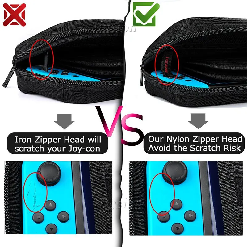 Чехол для кабеля защитный чехол для nyd Switch NS NX игровые комплектующие для консоли Joy-Con черная сумка для Nitendo Switch
