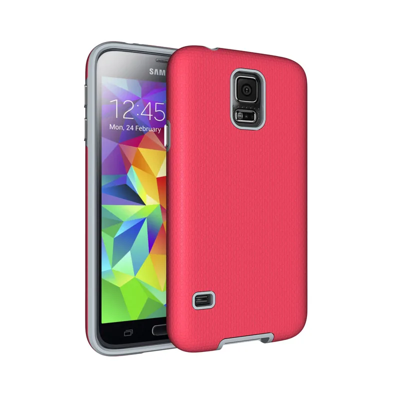 Luxury TPU+PC Hybrid Shockproof Coque For Case Samsung Galaxy S5 Cover i9600 cell phone | Мобильные телефоны и аксессуары