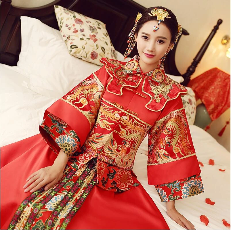 red chinese outfit