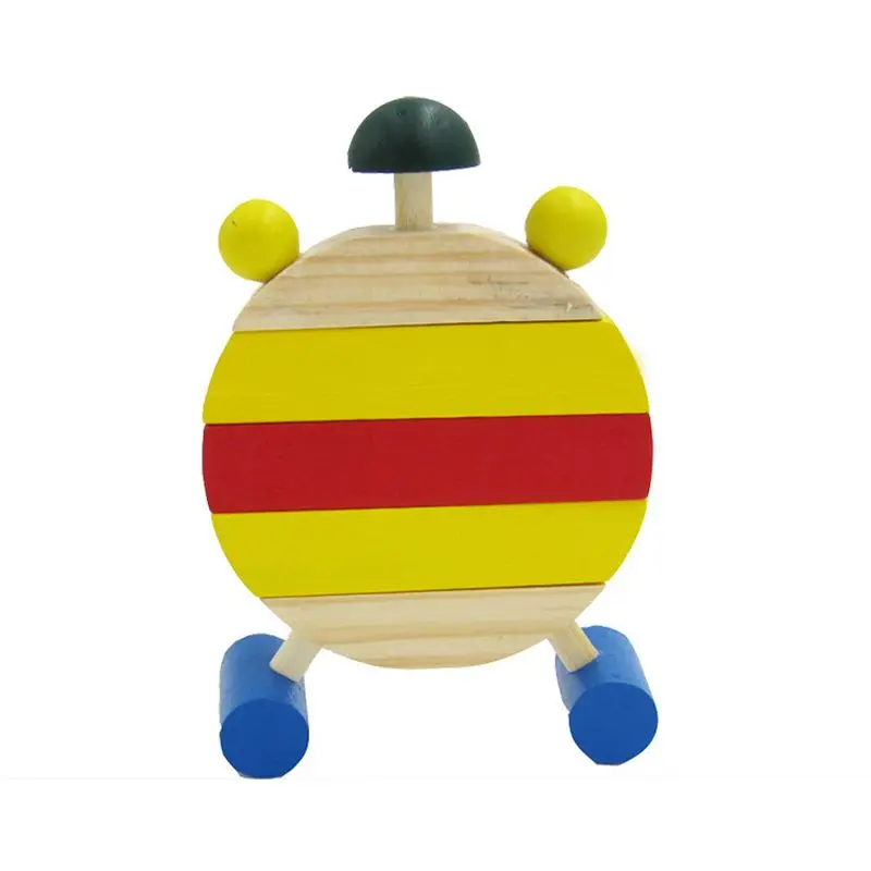 Mini Puzzle Clock Montessori Wooden Puzzles Toys Oyuncak For Children Digital Time Learning Educational Game Toy Christmas Gift (6)