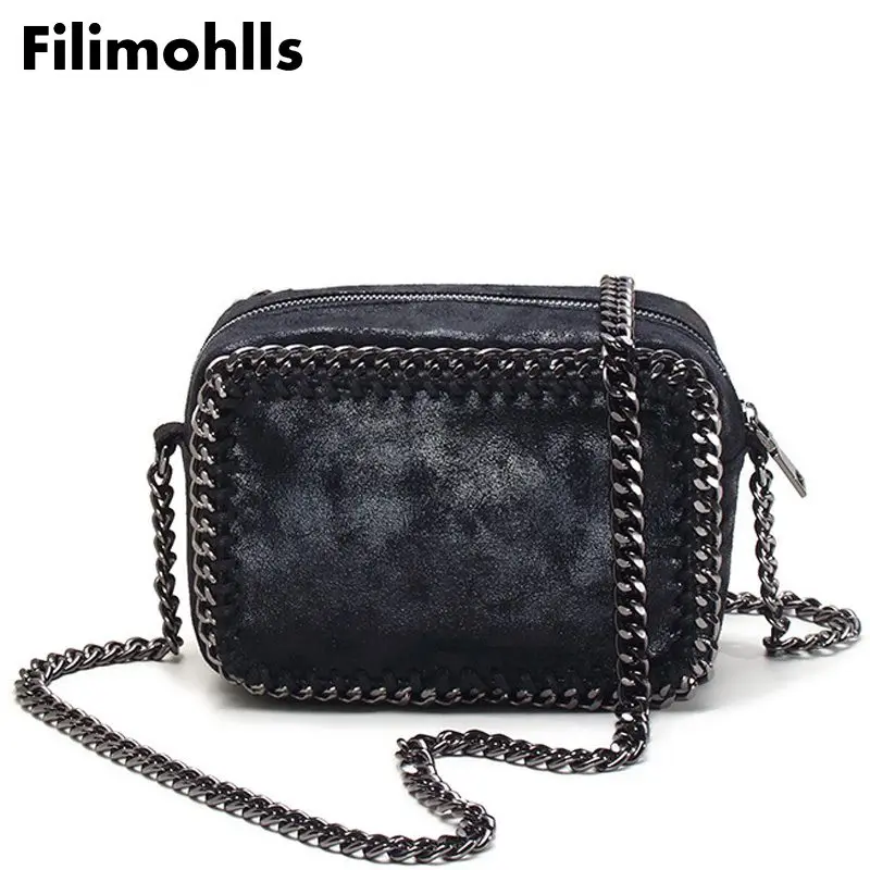 

brand Weaving Chain Women Messenger Bag Small Flap shoulder bag black Handbag female crossbody bags little bag ladies M181