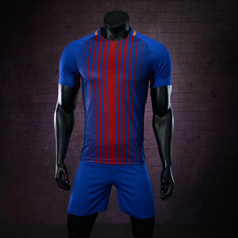 Soccer jerseys and shorts