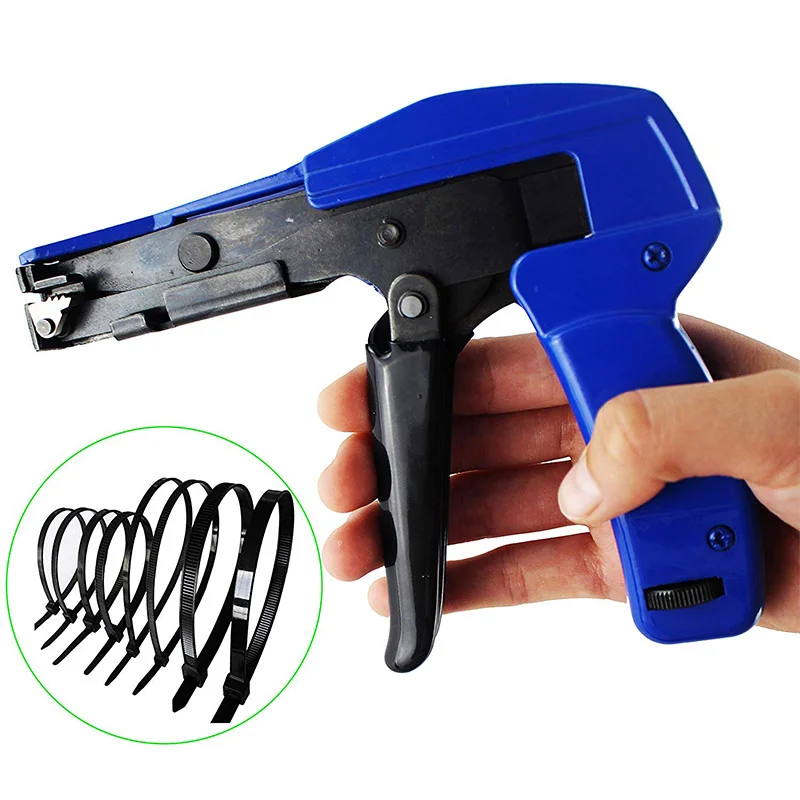 

Multifunctional Adjustable Durable Nylon Carbon Steel Cable Tie Fastener Cutter Light Weight Pliers Fastening Cutting Tools