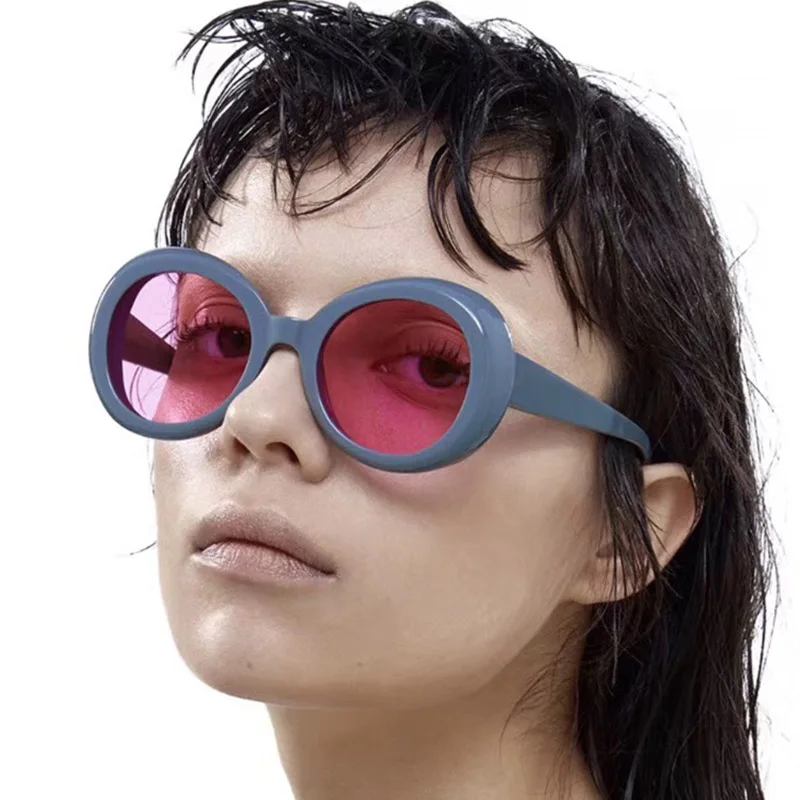 Round sunglasses women men clout goggles 2018 retro sun glasses luxury