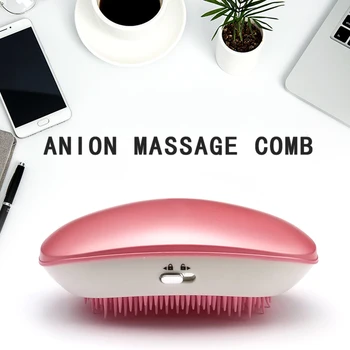 

Wenyi Electric Hair Ionic Brush Hair Straightener Brush Negative ion comb Anti-static Massage Mini Straight Hair comb
