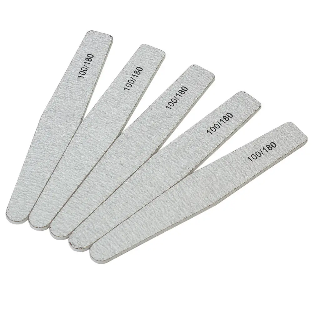 

5PCS Nails File Double Side Buffing Tools Manicure Art Smooth Shiner Buffer Grey